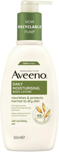 Aveeno Lotion Hydratante Quotidienne avec Avoine Apaisante - Flacon Pompe 300ml