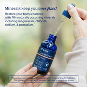 How to Use Image: Trace Minerals ConcenTrace trace mineral drops usage instructions bottle