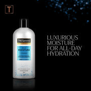 TRESemmé Rich Moisture Conditioner 680ml packaging showing ingredients and product information