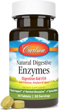 Carlson Natürliche Verdauungsenzyme Tabletten - 50 Stück