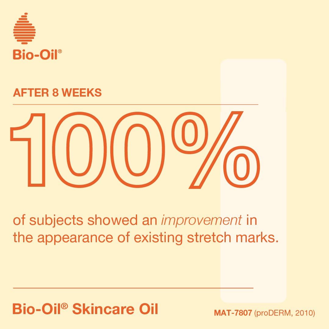 Bio-Oil Natural Skincare Oil, plastic bottle packaging, botanical oil formula, 60ml, face and body skincare use