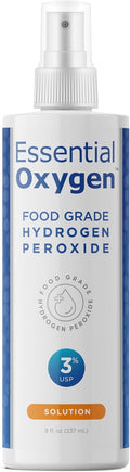 Spray de peroxyde d'hydrogène alimentaire Essential Oxygen 3% USP - 237ml