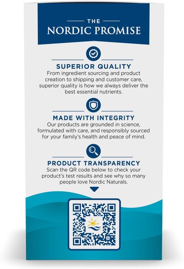 Supplement facts label for Ultimate Omega D3 mini gels.