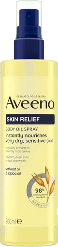 Aveeno Spray de Aceite Corporal Skin Relief con Aceite de Avena y Aceite de Jojoba - 200ml