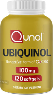Qunol Ubiquinol CoQ10 200mg Softgels 120 Count