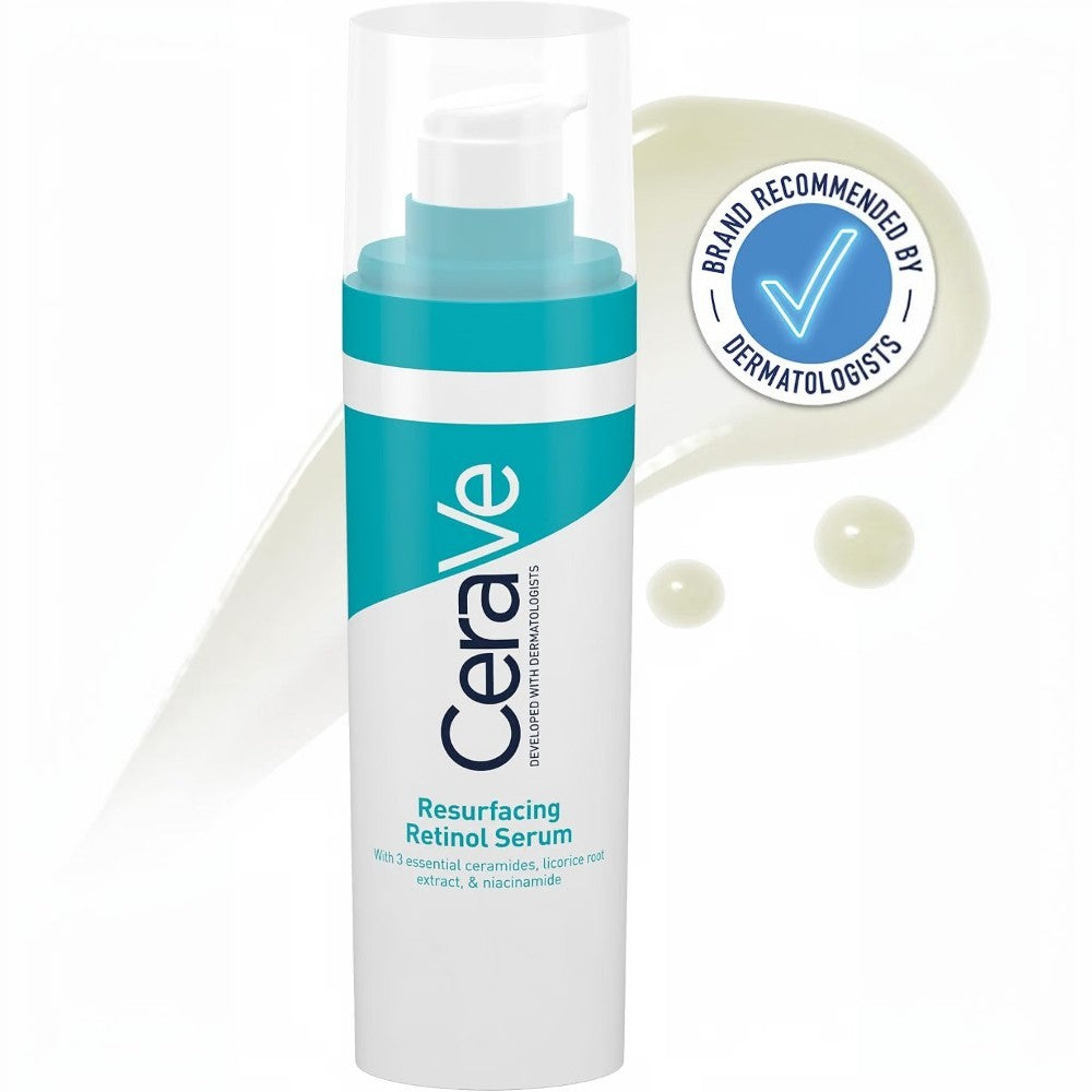 CeraVe Resurfacing Retinol Serum facial skincare pump bottle 30ml