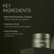 Doctor Babor Moisture Glow Cream, jar and carton packaging, fragrance not specified, 50ml, ingredients information