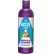 Aussie SOS Soothe & Hydrate Shampoo 300ml bottle with Australian superfoods
