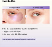 Biodance Caviar PDRN Hydrogel Under Eye Patches 30 Pairs application guide for under-eye care
