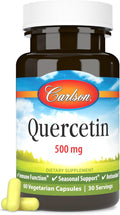 Carlson Quercetin 500 mg Kapseln Vegetarisches Ergänzungsmittel