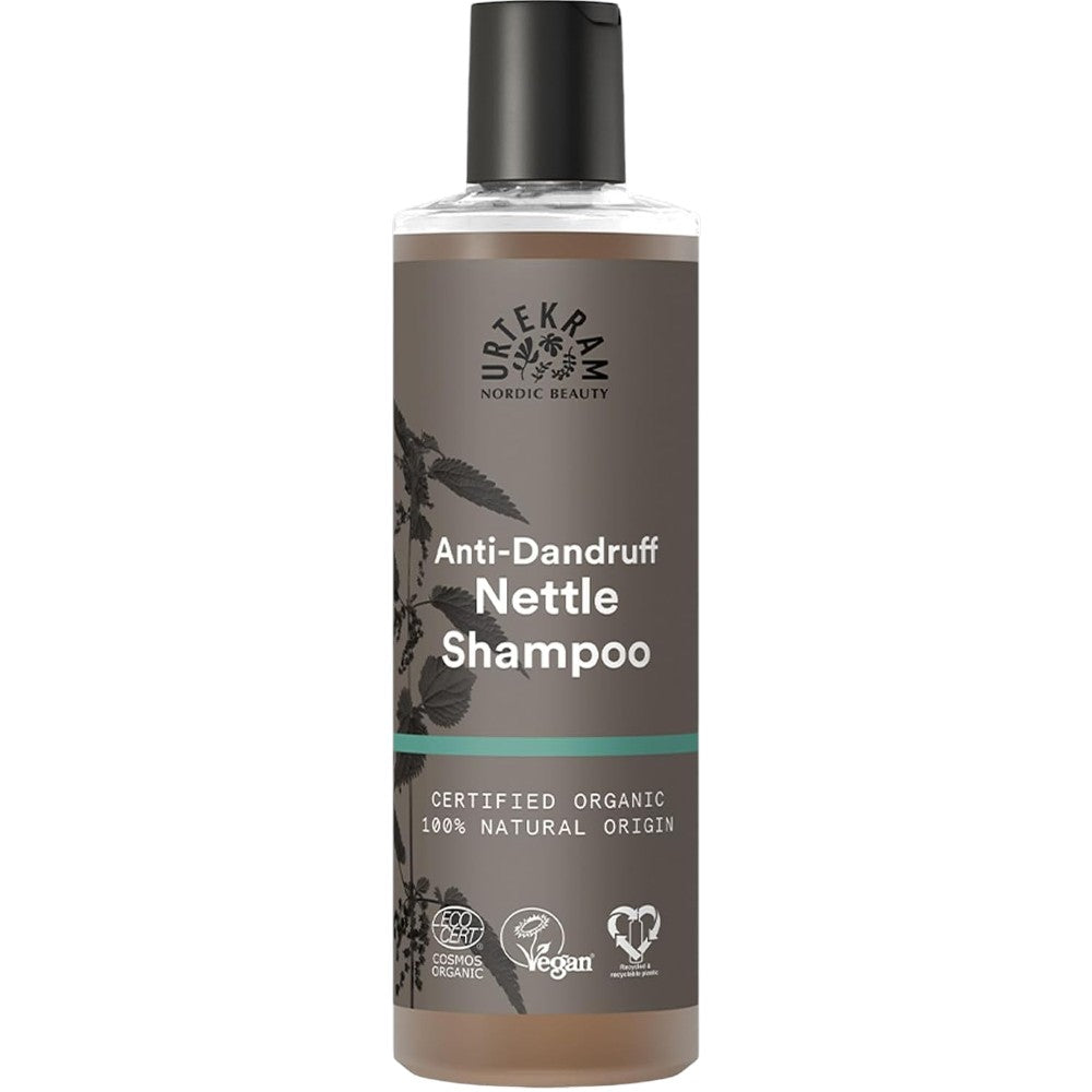 Urtekram Anti-Dandruff Nettle Shampoo bottle, no flavour, 250ml