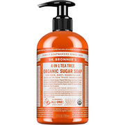 Dr. Bronner's Tea Tree 4-in-1 Organic Sugar Pump Soap 355ml pump bottle