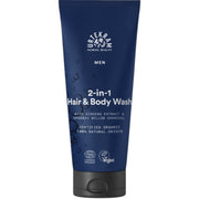 Urtekram Men 2-in-1 Hair & Body Wash tube, fresh masculine scent, 200ml