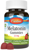 Carlson Melatonin Gummis 2,5 mg Erdbeergeschmack vegetarische Gummis