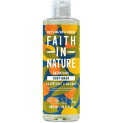 Faith In Nature Energising Grapefruit and Orange Body Wash 400ml bottle