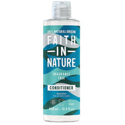 Faith In Nature Fragrance Free Sensitive Conditioner, bottle packaging, fragrance free, 400ml