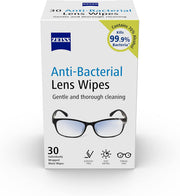 ZEISS Lens Cleaning Wipes with Alcohol Formula box- 30 Count