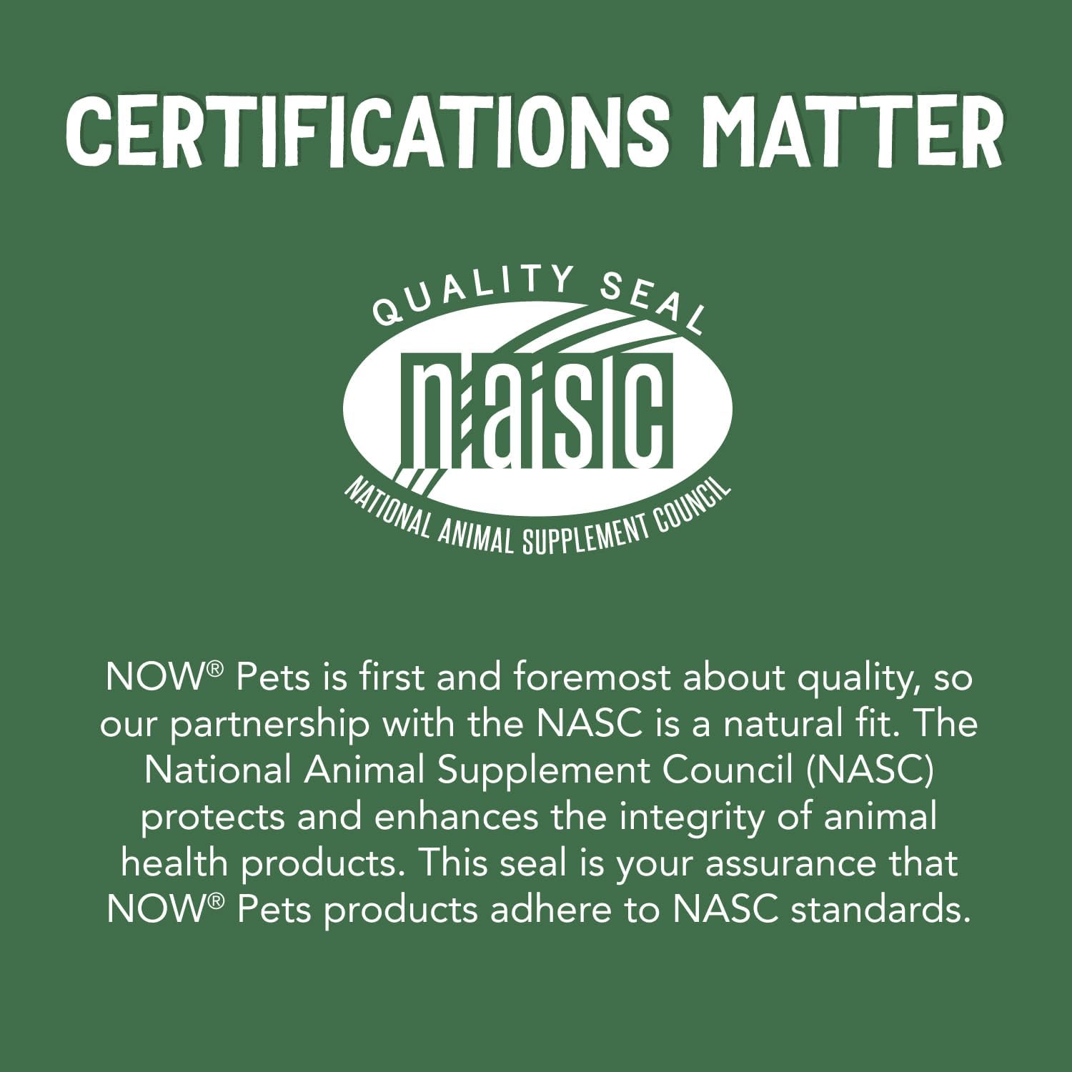 NOW Pets Omega-3 Fish Oil Softgels for Dogs and Cats GMP certification quality assurance image