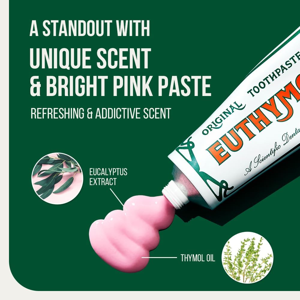 Euthymol Original Fluoride Free Toothpaste 75ml brushing instructions
