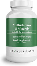 Hey Nutrition Multivitamínico y Minerales Avanzados Diarios - 60 tabletas