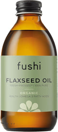 Fushi Bio-Leinsamenöl 100 ml | Fresh-Pressed® 100% reines kaltgepresstes Öl reich an Omega 3