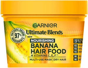 Garnier Ultimate Blends Banana Hair Food Multi-Use Mask tub 400ml