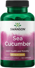 Swanson Zee-komkommer 100 capsules | Ondersteuning gewrichtsgezondheid & mobiliteit | 500 mg