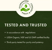 Swanson Activated Charcoal 260mg Capsules 120 Capsules Pack of 2 tested and trusted purity and potency infographic