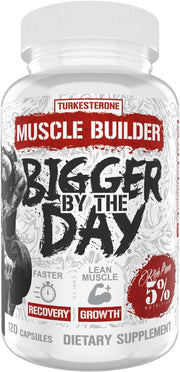 5% Nutrition Bigger By The Day 120 capsules bottle supplement