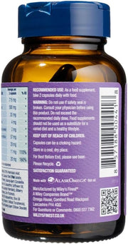 Barcode image: Wiley’s Finest Bold Vision fish oil capsules bottle barcode 60 count