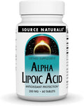 Source Naturals Acide Alpha-Lipoïque 200mg Comprimés - 60 unités