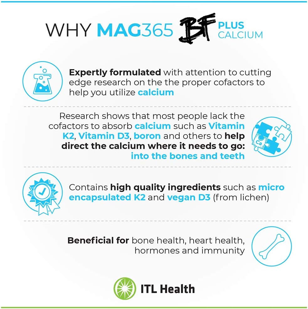 MAG365 BF Plus Calcium Magnesium Powder - 210g