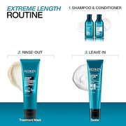 Redken Extreme Length Biotin Conditioner formulation routine.