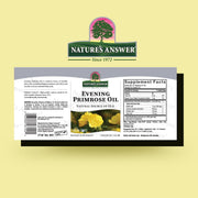 Nature's Answer Liquid Evening Primrose Oil Cold Pressed 120ml barcode packaging