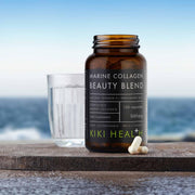 KIKI Health Marine Collagen Peptides with Vitamin C - 150 Capsules