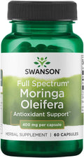 Moringa Oleifera de Espectro Completo Swanson 400mg – 60 Cápsulas