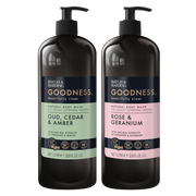 Baylis & Harding Body Wash Duo Oud Cedar Amber & Rose Geranium – 2 x 1L