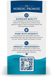 Supplement facts label for Nordic Naturals concentrated EPA formula.