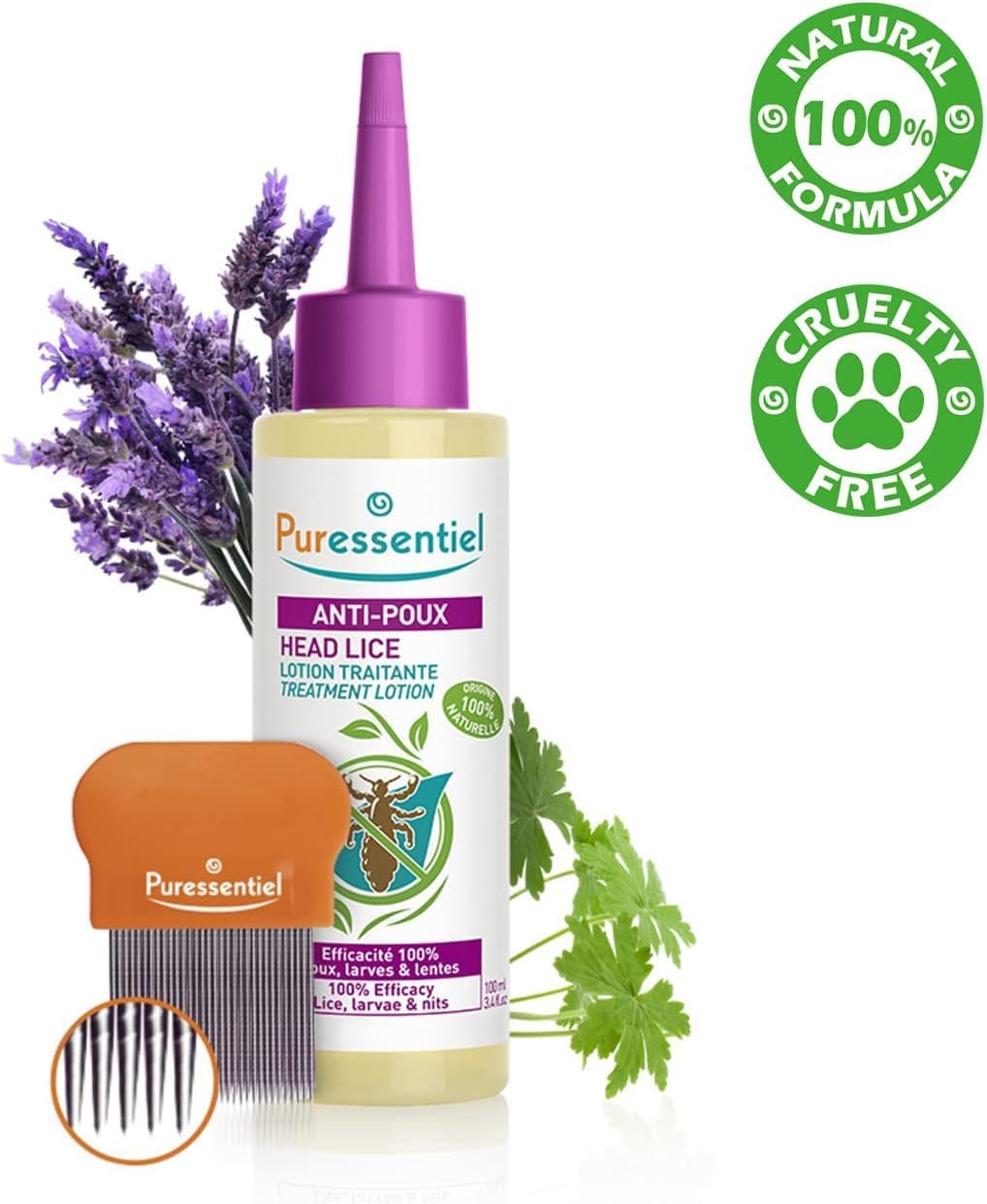 Puressentiel Head Lice Treatment Lotion with comb 100ml