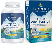 Nordic Naturals Arctic Cod Liver Oil Lemon Soft Gels - 750mg Omega-3s