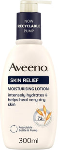 Aveeno Skin Relief feuchtigkeitsspendende Lotion mit dreifachem Haferkomplex & Sheabutter – 300ml Pumpspender