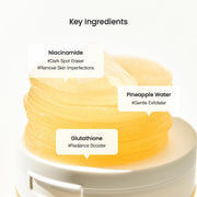 Biodance Vita Niacinamide Hydrogel Toner Pads 60 Pads ingredients panel and product information