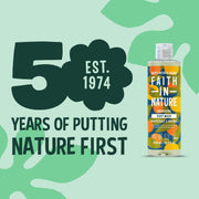 Faith In Nature Energising Grapefruit and Orange Body Wash 400ml bottle product information