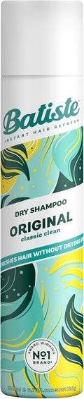 Batiste Trockenshampoo Original Classic Fresh - 200ml Für erfrischtes Haar unterwegs