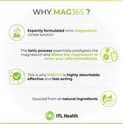 MAG365 Magnesium Citrate Powder, Exotic Lemon - 150g