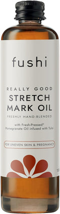 Fushi Really Good Dehnungsstreifenöl 100 ml | Granatapfel- & Tulsi-Mischung für ungleichmäßige Haut & Schwangerschaft