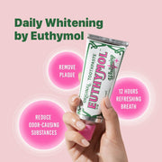 Euthymol Whitening Fluoride Toothpaste Mint 75ml ingredients information panel