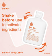 Bio-Oil Ultralight Moisturising Body Lotion, pump bottle packaging, fragrance not specified, 250ml, directions for use