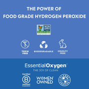 Essential Oxygen Food Grade Hydrogen Peroxide Spray 3% USP - 237ml