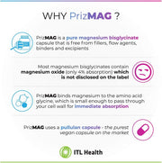MAG365 PrizMAG Magnesium Bisglycinate Capsules - 90 Count
